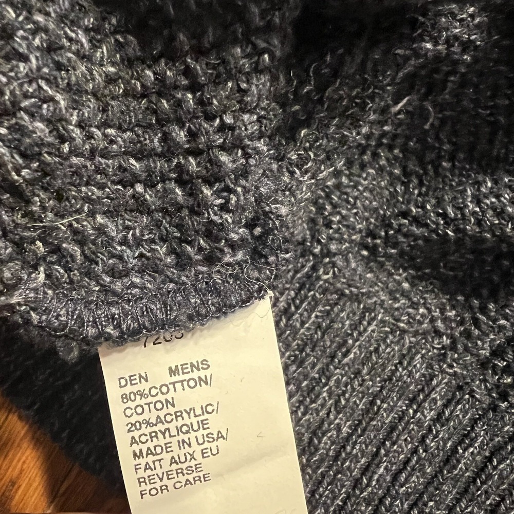 Woolrich Men's Sweater Vest Size XL Cotton/Acrylic EUC V Neck - Picture 8 of 9